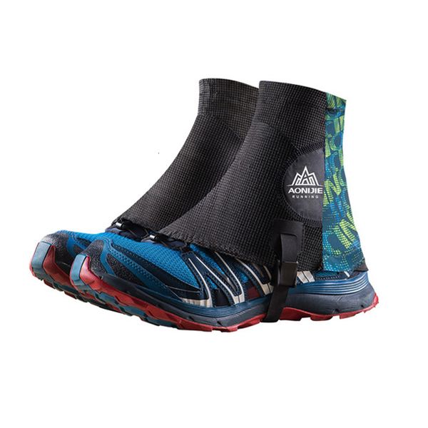 Les jambes de bras Aonijie E941 Outdoor Unisexe High Running Trail Gaiters Covers de chaussures de sable pour le marathon de triathon Randonnée Réflexion 230811