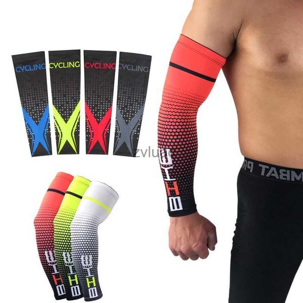 Calentadores de piernas y brazos Calentadores de piernas y brazos 1 par Cool Men Ciclismo Correr Bicicleta Protección solar UV Funda protectora para brazo Manga deportiva para bicicleta Calentadores de brazos Mangas YQ240106