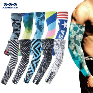 Bras Jambières KEMALOCE Sports Compression Sleeve Cyclisme Warmer Summer Running Basketball Protection UV Ice Fabric 230608