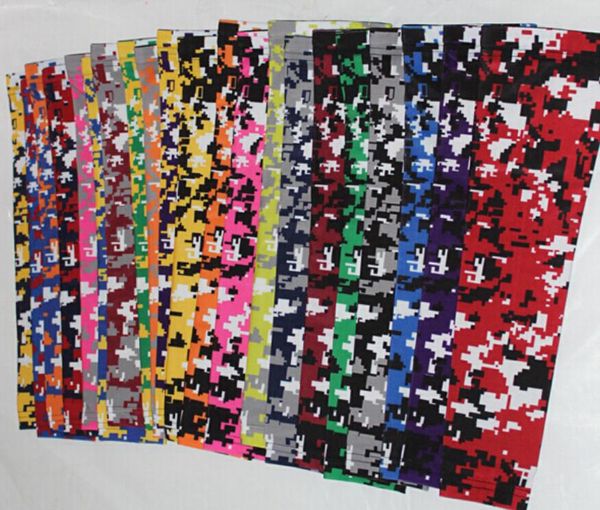 Bras Jambières Cyclisme en plein air digital camo arm sleeve Compression sportive Baseball Flames cancer du sein 138 couleurs 7 tailles