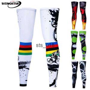 Arm beenwarmers Weimostar anti-UV beenwarmers fietsen buiten sport mtb fietsbeveiliging cover winddichte fiets poot mouwen basketbal knie warmer t230303