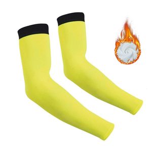 Thermal Fleece Arm Leg Warmers - Breathable Sports Elbow Pads for Cycling, Running, Basketball