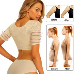 Bras Shaper Upper Arm Shapers pour femmes Tops Bras Compression Minceur Shapewear Humpback Posture Corrector Shapers Vest Tops 230714