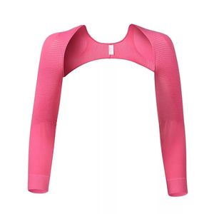 Arm Shaper Corset de corps pour femmes façonnant l'ajustement de la Posture Correction Anti-bossu 7 points manches longues à bras manches papillon épaulière 231121