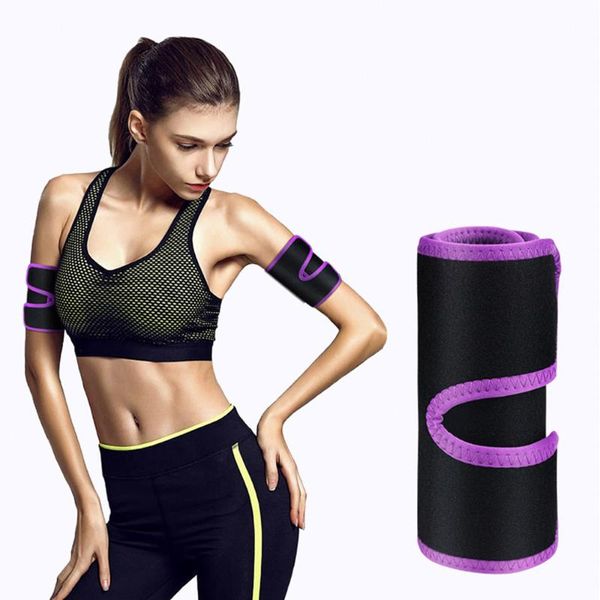 Tondeuse à bras en néoprène pour femmes Control Shapers Guard Sleeve Ceinture Shaper Sangle plus mince Taille réglable Sports Sweaty 1pc Coude Genouillères