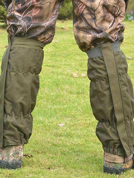 Calentadores de brazo 1 par pierna impermeable para la caza para acampar al aire libre botas de nieve de nieve zapatillas para la almohadilla de rodilla de la rodilla 230725