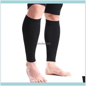 Manchettes Équipement de protection Cyclisme à l'extérieur Vente en gros - Protecteurs de mollets de sport Chaussettes de compression à manches Garde Pad Protecteur Mouvement des jambes P