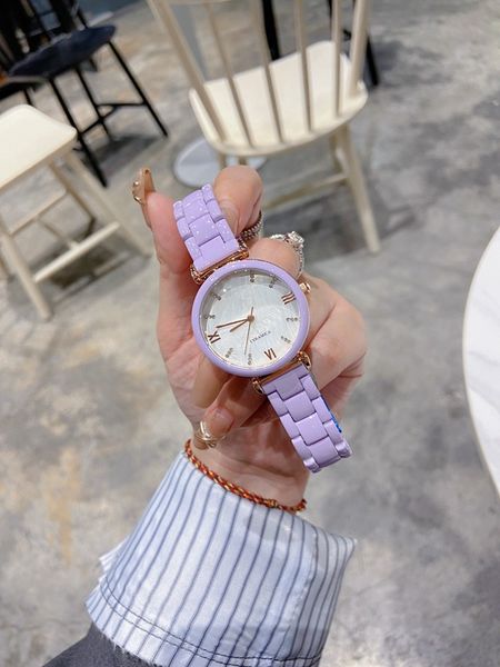Arman montres-bracelets pour femmes 2023 femmes montres 32mm trois aiguilles montre à quartz de haute qualité haut de gamme marque horloge mode boîtier en céramique dame accessoires type un