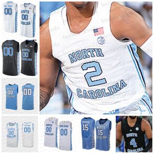 Armando Bacot UNC North Carolina Tar Heels Camiseta de baloncesto Pete Nance Leaky Black R.J.Davis Caleb Love Seth Trimble DMarco Dunn Nickel Styles Johnson