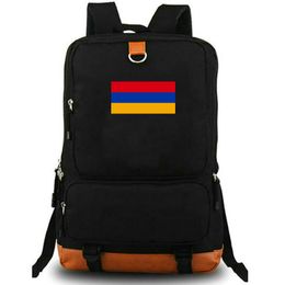 Рюкзак Армения ARM Рюкзак с флагом страны Школьная сумка Армении Рюкзак с национальным баннером и принтом Школьная сумка для отдыха Дневной рюкзак для ноутбука