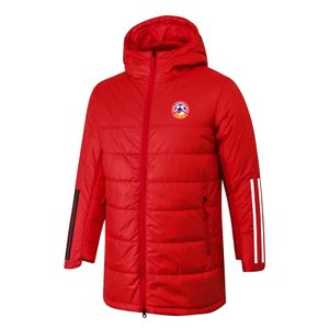 Armenië donsparka's voor heren, winterjas met capuchon, katoenen winterjas met volledige ritssluiting, vrijetijdssport, warm buitensweatshirt