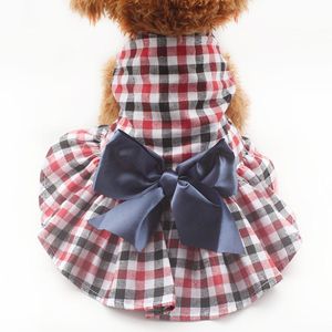 ARMIPET FASHIQUE PLaid Dog Robes Robe Princess pour chiens 6071062 Puppy Clothes Supplies XS S M L XL4576597