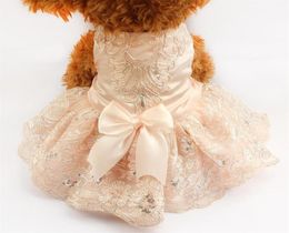 armipet Paillettes Dentelle Brodée Robe De Chien Princesse Robes De Mariée Pour Chiens 6073009 Pet Tutu Jupe Fournitures XS S M L XL286V8711772