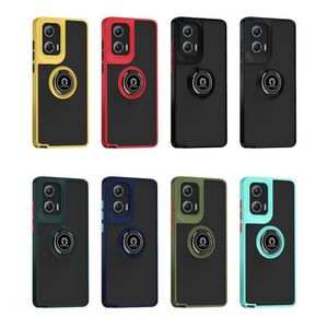 Ring Voor Motorola G Stylus Pure G10 E7i E7 Power Moto G04 G84 G20 G30 E20 E30 E40 Spelen G24 power Case Stand Bescherming Cover