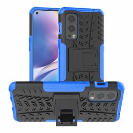 Fundas rígidas Armor para Oneplus Nord CE Nord 2 5G N10 N100 N200, funda protectora de silicona híbrida de TPU suave con soporte