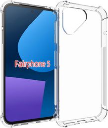 Transparant siliconen voor Fairphone 5-hoesje Zachte, heldere TPU-siliconenbeschermingshoes aan de achterkant