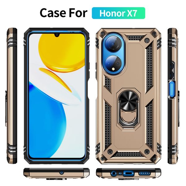 Armor Phone Cases para Huawei Nova 9 8i P40 P30 Honor X9 X8 X7 X30i 50 SE Pro Lite Rotating Luxury Kickstand Funda móvil a prueba de golpes