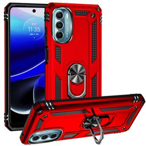 Étuis de téléphone d'armure pour Moto G54 G14 G 5G Stylus Power Play E32 G31 G22 Edge G200 S30 G52 G22 4G 5G 2024 Ring Kickstand Aprofing Case