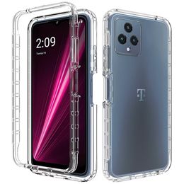 Armor Protective Cases voor TCL T-Mobile RevVl 6 Pro 5G Case Clear Silicon Transparant Soft Cover