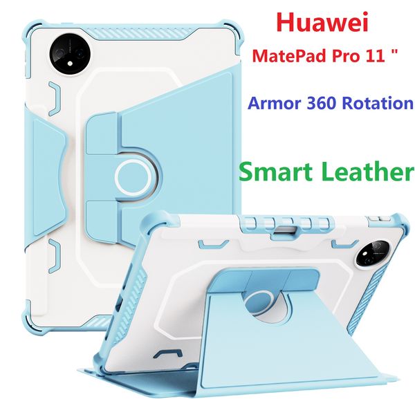 Armure Rotation étuis 2022 pour Huawei MatePad Pro 11 étui GOT-W09 W29 AL09 cuir 360 degrés support housse de tablette