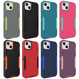 Armor Robuuste Defender TPU PC Telefoon Gevallen Voor iPhone 11 12 13 14 15 Pro Max Mobiel Zware Schokbestendige Cover