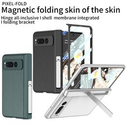 Armure robuste pour Google Pixel Fold Case support charnière magnétique Film de protection couverture d'écran