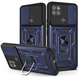 Armor Shockproof Case voor Motorola Moto G9 Power Phone Camera Lens Protective Magnetic Car Holder Ring Case Cover