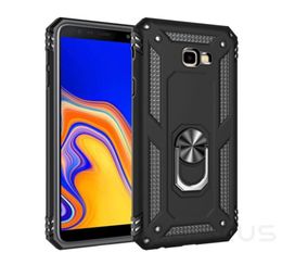 Étui à l'épreuve des chocs d'armure pour Samsung Galaxy J5 J7 J8 J4 J6 plus A6 A8 A7 S8 S9 S10 Lite Note 8 9 10 J2 CORE HAUVER COUVERTON RING 7537803