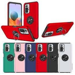 Armor Shockproof Telefoon Tas Gevallen Voor Xiaomi 10T 11 12 12S 12X Pro Max Redmi A1 Plus Note 10 11 12 Hybrid PC TPU Multifunctionele Kickstand Mobiele Telefoon Case