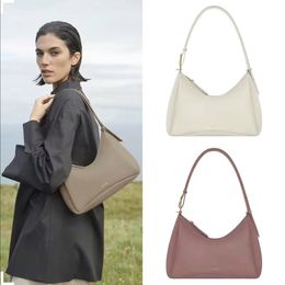 Okseltas Crescent Lychee Grain Koeienhuid Draagbare schouder Messenger dames leren schoudertas hobo tassen voor dames hobo portemonnees Loop halvemaan stokbrood