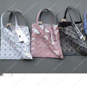 Okselrooster Miyake Life Lingge Bag Opvouwbare pailletten 7x7 en dameshandtas uitgehold Koreaans Winkelen