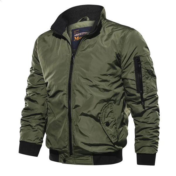 Armée Air Force Fly Pilot Veste Militaire Vol Aéroporté Tactique Bomber Veste Hommes Hiver Chaud Moto Manteau Taille 5XL 240202