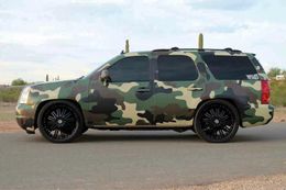 Película de revestimiento para coche de vinilo de camuflaje Jumbo verde militar, pegatina adhesiva DIY, lámina para envolver el coche con burbujas de aire gratis