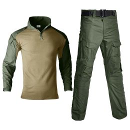 Army militaire Tactical Suit Forces spéciales Uniforme Militar Costumes de chasse Chemise de combat + pantalon de cargaison