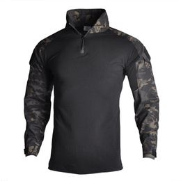 Leger Multicam Shirts Tactische Special Forces Camouflage Tops Outdoor Hunting Wandelen Tactica Shirt Frog Kleding voor Mannen