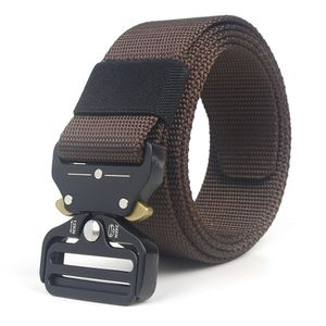 Army Uactical Taist Belt Man Jeans masculin Male Military Casual Canvas sangle Nylon Duty STRAP 289S