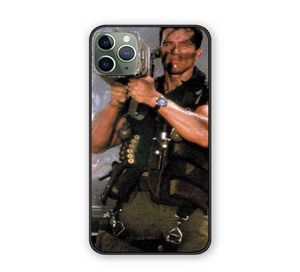 Arnold Schwarzenegger Film Commando 1985 affiche coque arrière pour iphone 11 12 13 mini Pro Max silicone TPU coque de téléphone H11203336724