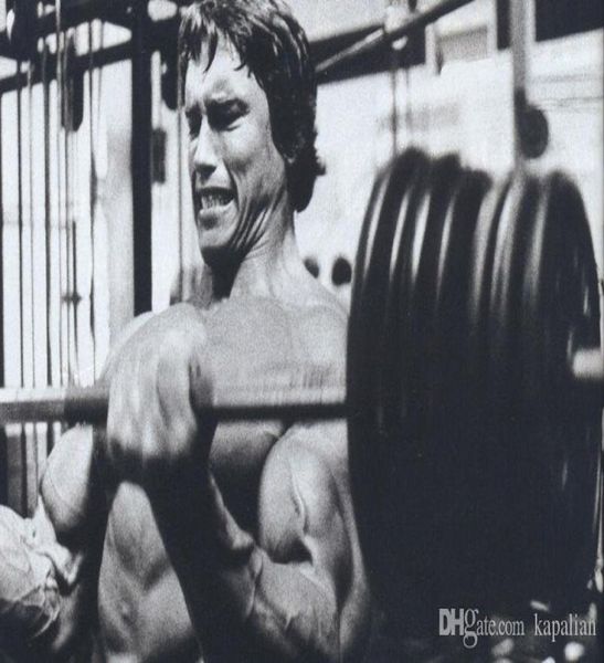 Arnold Schwarzenegger Affiche du poids de poids Bodybuilding Workout Sport Art Affiches Imprimé popaper 16 24 36 47 pouces6686059