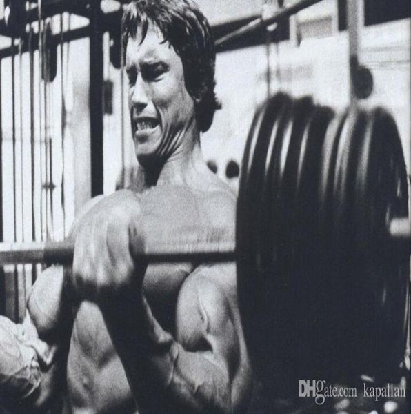 Arnold Schwarzenegger affiche haltérophilie musculation entraînement Sport Art affiches impression Popaper 16 24 36 47 pouces 4737642