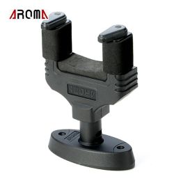 Aroma AH-85 bastidores de guitarra/ganchos colgadores de pared soportes bastidores de tirantes de guitarra aptos para ukelele, bajo, guitarra eléctrica