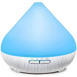 Diffuseur d'arôme humidificateur ultrasonique de 300Ml, pour huiles essentielles, humidificateurs de pièce, lampes à parfum, prise ue 240321