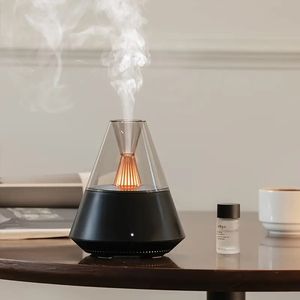 Diffuseur d'arômes, humidificateur alimenté par USB avec veilleuse colorée pour un usage quotidien