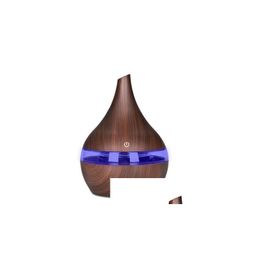 Aromatherapie 300 ml USB elektrische aroma luchtdiffuser houten trasonische luchtbevochtiger koele mist maker voor huisdruppel levering 202 dhnwb