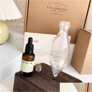 Aromatherapie Aromatherapie Hine etherische olie-diffuser Hout Trasonic luchtbevochtiger met 30 ml Santal 26 drop-levering Gezondheid Schoonheid Hea Dheiv