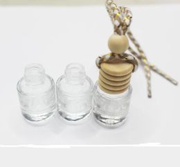 Aromatherapie auto etherische olie diffuser fles houten cap auto luchtverfrisser parfum fles bulk SN4655