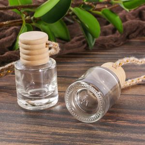 Aromaterapia Coche Aceite esencial Difusor Botella Tapa de madera Ambientador de aire Botella de perfume a granel En stock DH9580