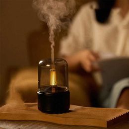 Aromatherapie Bedrade luchtbevochtiger Slaapkamer Mini Mute Ultrasone USB Fogger Diffuser Purifier 260ML USB Cool Mist Maker Aroma Machine