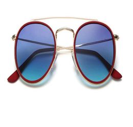 Arrial Steampunk lunettes de soleil femmes hommes monture en métal double pont verre lentille rétro Vintage lunettes de soleil lunettes avec boîte 3111762