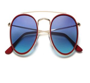 Arrial Steampunk Sunglasses Femme Men Metal Frame Double Bridge Glass Lense Retro Vintage Sun Goggle avec Box7975709
