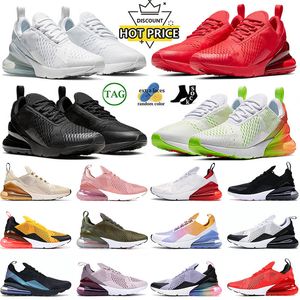 nike air max 270 airmax 270s airmaxs sports designer running shoes sneakers triple black metallic gold black men women 【code ：L】 trainers runners